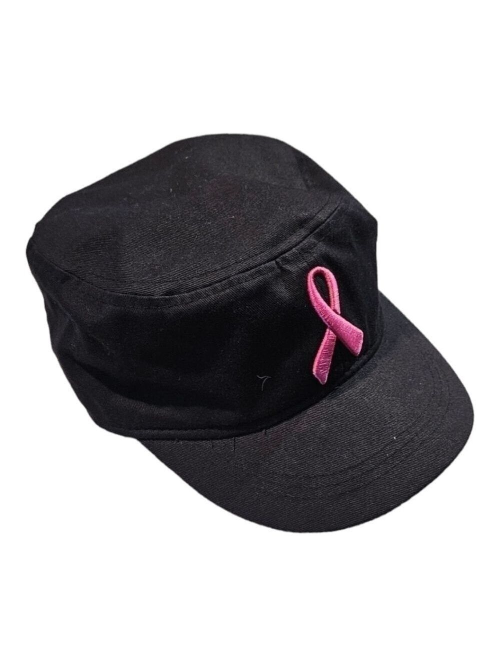Ladies Support the Cure Black and Pink Hat - Picture 4 of 15